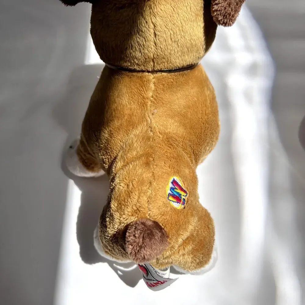 Ganz Webkinz Brown And White Bulldog‎ HM126 No Tag Or Code